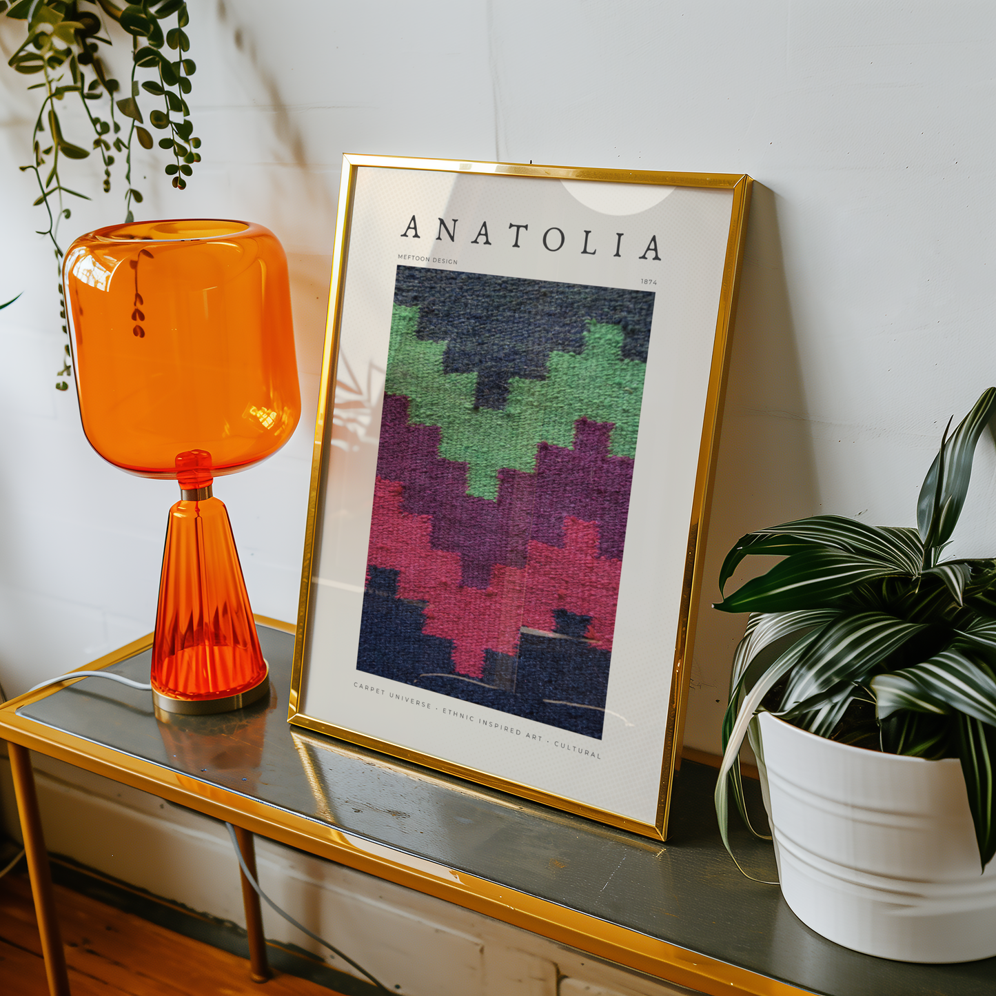 Anatolia | Orientalischer Teppich | Ethno Poster