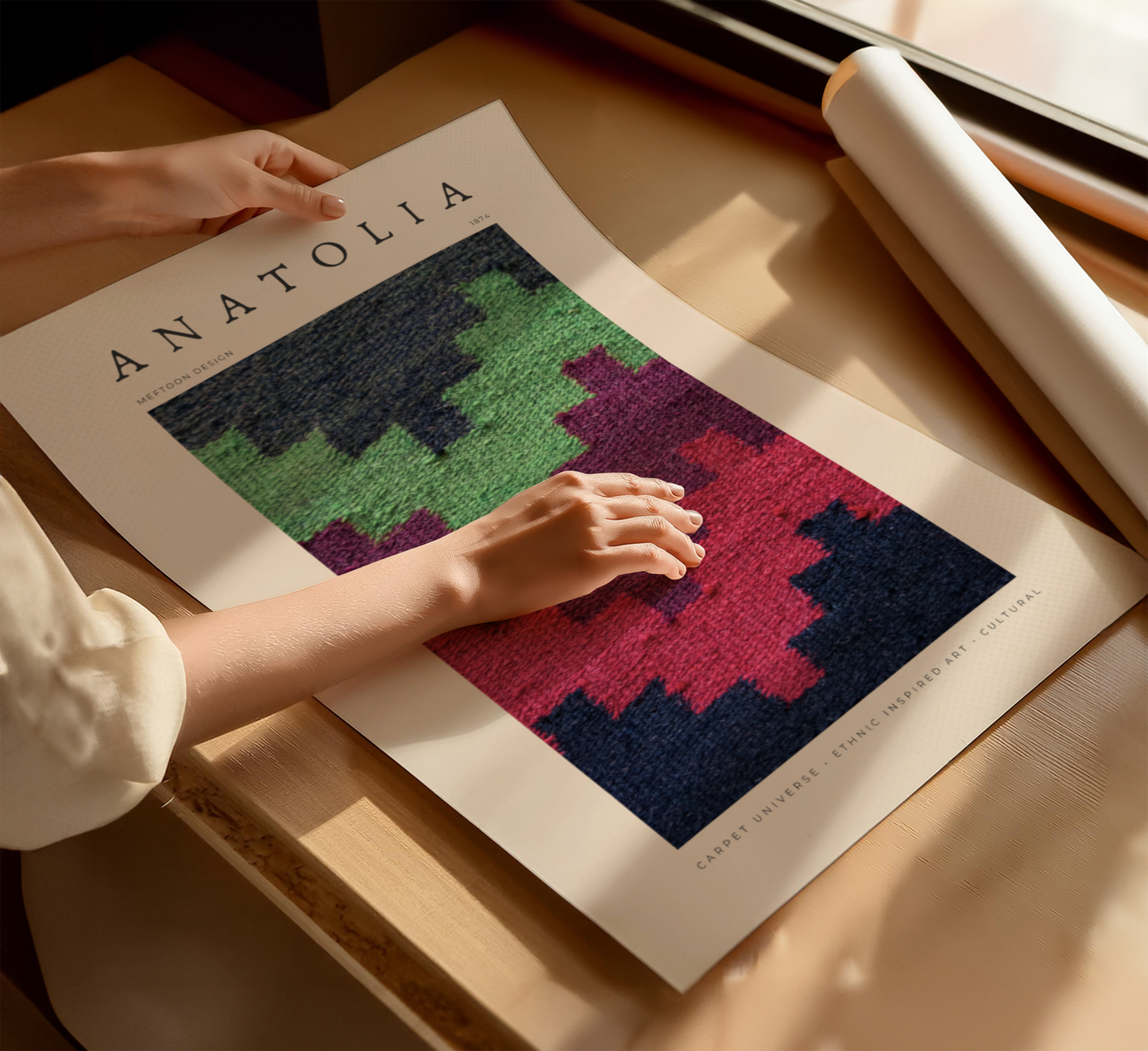 Anatolia | Orientalischer Teppich | Ethno Poster